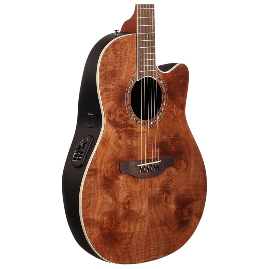 OVATION オベーション CS24P-ABLKW Celebrity Ovation CS24P Celebrity Series Traditional Plus Mid-Depth